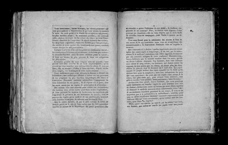 Adresse aux habitants des campagnes de la Vendée