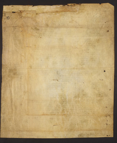 Vidimus d'un hommage prêté par Jean Boudeaux, bourgeois de Brie-Comte-Robert, gendre de feu Jean Malet, à Guillaume d'Harcourt, comte de Tancarville, vicomte de Melun, seigneur de Montreuil-Bellay pour un fief sis à Brie-Comte-Robert, enregistré au bailliage de Melun, le 14 février 1469 (a. st.)