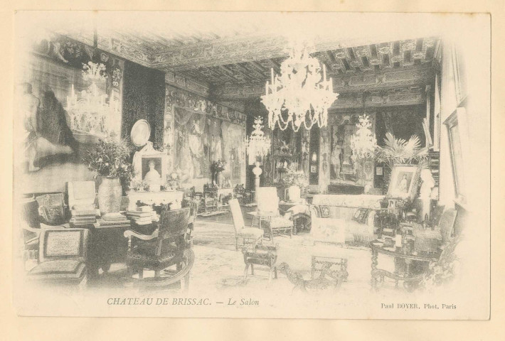 Château de Brissac. Le salon