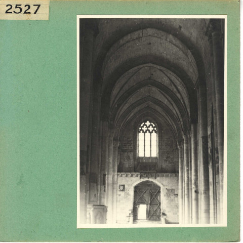 Cunault : Voûtes et chapiteaux