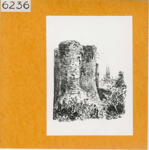 Anjou : Illustration livre de mariage