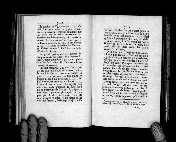 Procès-verbal des derniers Etats-Généraux tenus aux Enfers, où se trouvent les plaidoyers de l'évêque de Grenoble et de Judas, par l'archevêque d'Embrun