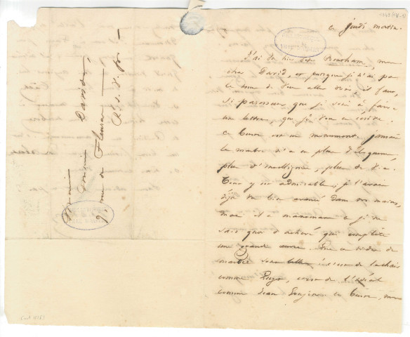 Correspondance des Hugo [à Pierre-Jean David d'Angers]