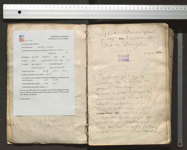 "Histoire d'Anjou, par Pierre Thouraille, advocat d'Angers"