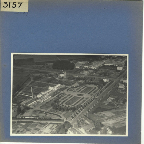 Angers : Quartier de La Roseraie, vue aérienne