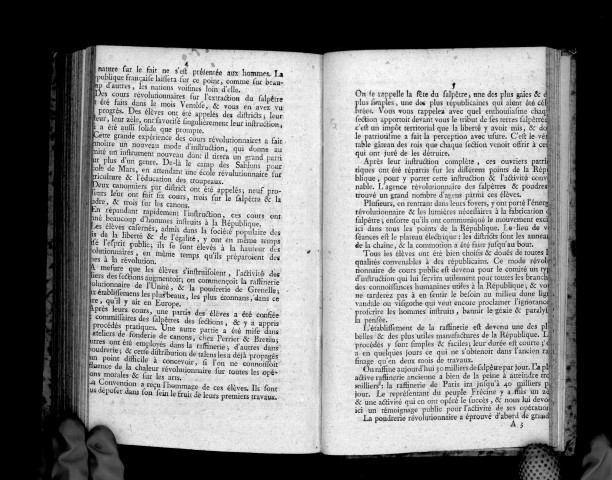 Rapport fait par Barrère, séance du 17 messidor an II, sur l'état de la fabrication révolutionnaire du salpêtre et de la poudre