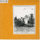 Thouarcé : Château du Marais (Atlas Célestin Port, planche 61, gravure)