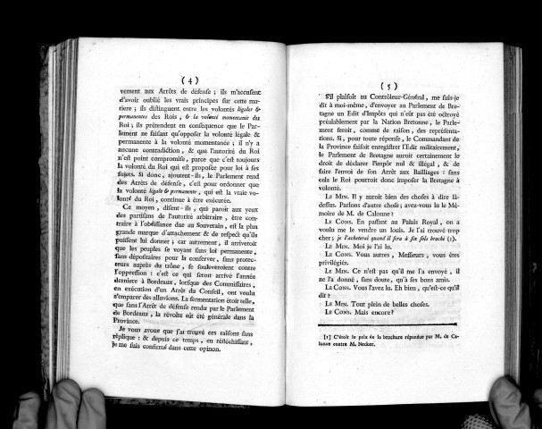 Suite de la conférence du ministre avec le conseiller