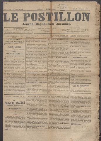 Le postillon. 5 fév. 1884 (2e année, n° 35)