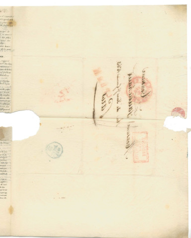 Correspondance de Vandermiaelen, géographe [à Gaudichaud]