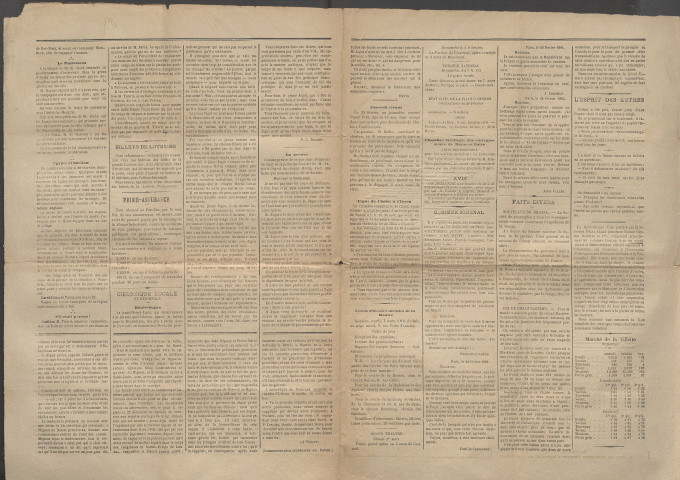 Le postillon. 2 mars 1884 (2e année, n° 60)
