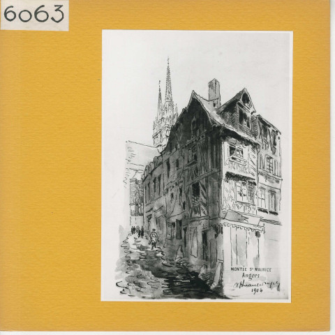 Angers : Montée Saint Maurice (1906)