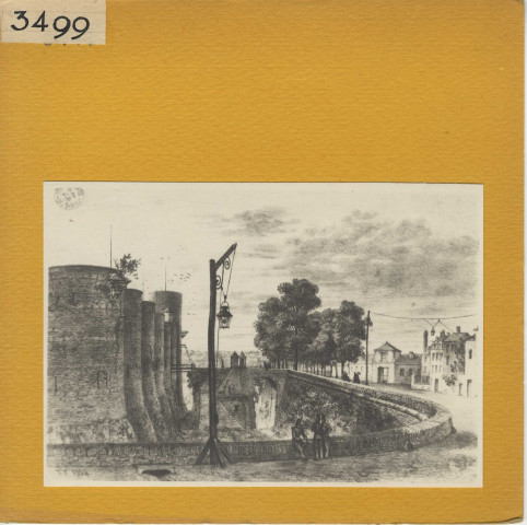 Angers : Pont-levis du château