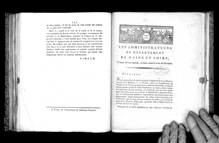 Vimeux, général divisionnaire, commandant la 22e division militaire, à ses frères d'armes, et aux habitants des campagnes