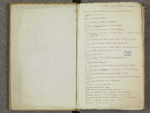 Notes pour servir à l'histoire de l'ordre du Croissant, par Nicolas Pétrineau des Noulis puis Jacques Rangeard