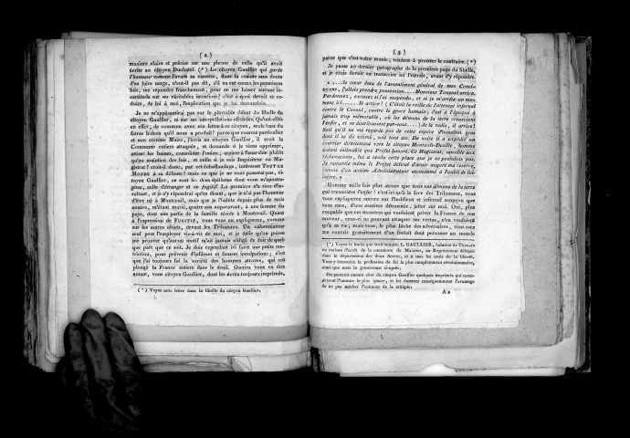 Réponse au libelle infâme, atroce et calomnieux, intitulé : Le citoyen Gaullier, habitant de la commune de Montreuil-Bellay, à tout le monde. Le citoyen Tousnel, maire de Montreuil-Bellay
