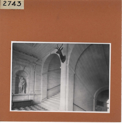 Brissac : Château de Brissac, escalier