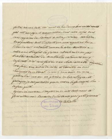 Correspondance de Augustin Pyrame de Candolle [à Pierre-Jean David d'Angers]