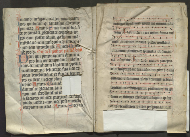 Fragment de rituel (XIVe siècle)