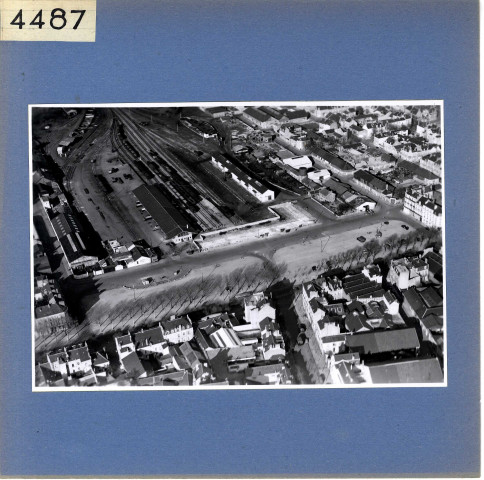 Angers : Gare Saint-Serge (vue aérienne)
