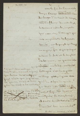 Sur le sculpteur Canova