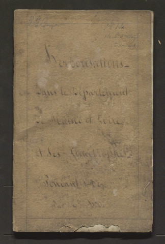 "Herborisations dans le département de Maine et Loire et dans ses limitrophes en 1809"