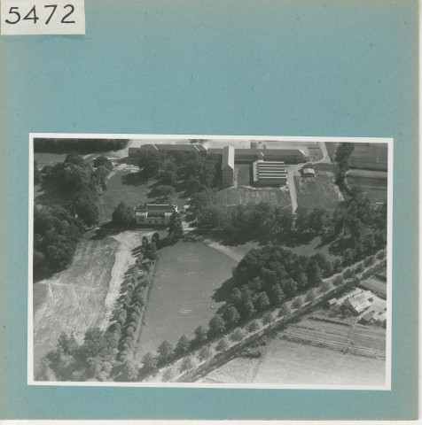 Angers : Ecole La Baronnerie (vue aérienne)