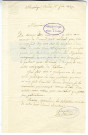 Correspondance de Goupilleau avec Pierre-Jean David d'Angers