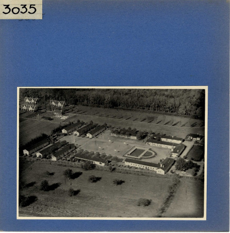 Vieil Baugé : Château de Landifer, vue aérienne