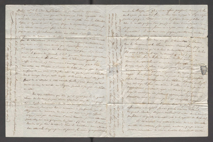 Lettre autographe signée adressée à Ernest Dovalle