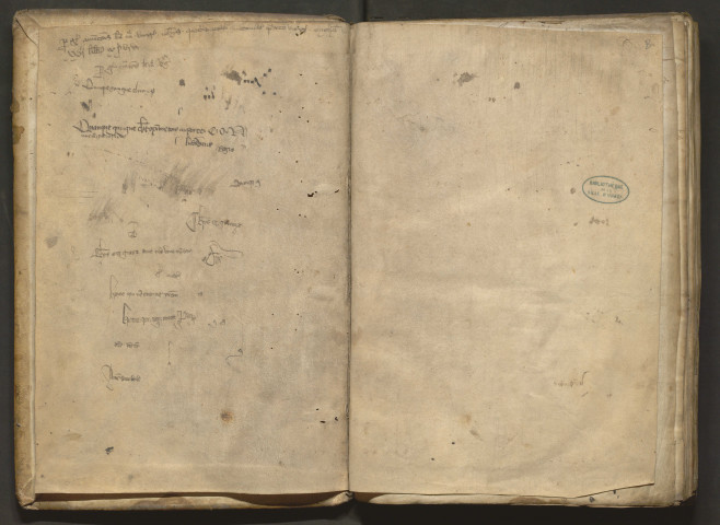 Nécrologe ou plutôt livre d'anniversaires de l'église d'Angers