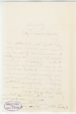 Correspondance de Becquerel [à Pierre-Jean David d'Angers]