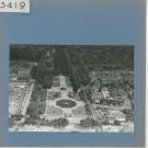 Angers : Jardin du Mail (vue aérienne)