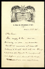 Lettres d'Auguste Mangeot à Jean Huré