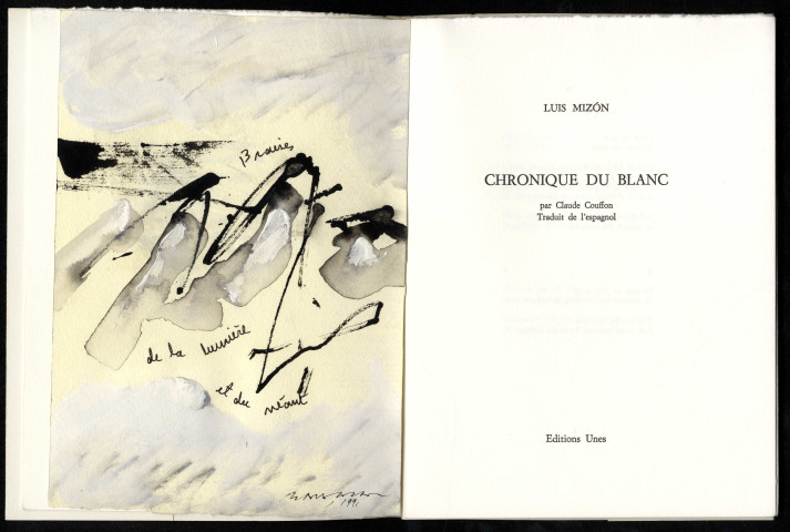 Chronique du blanc