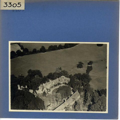 Plessis-Macé : Château du Plessis-Macé (vue aérienne)