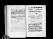 Nouvelle adresse des communes au roi, par un citoyen non député