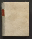 Recueil de traités de grammaire et de logique, dont la table en tête ; ce sont probablement les cahiers de cours de Jean Dabard, qui a écrit une grande partie du volume