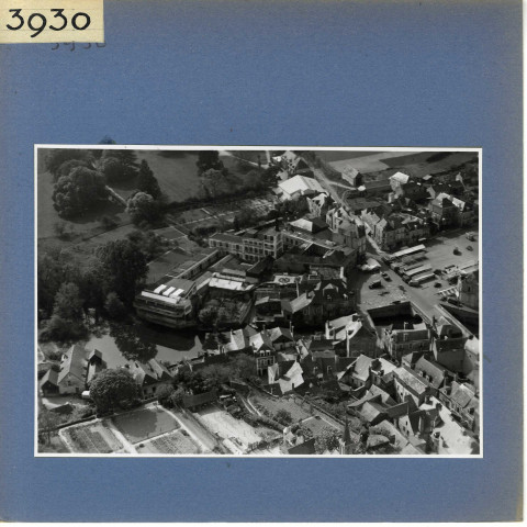 Segré : Vue aérienne d'ensemble