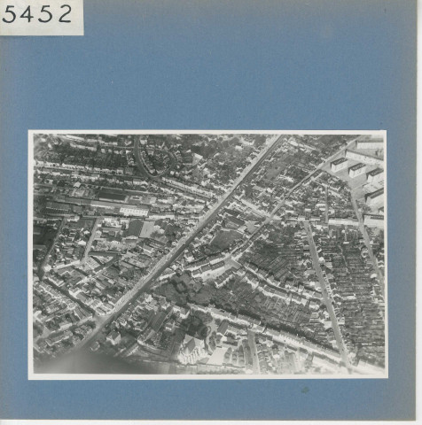 Angers : Rue Pasteur (vue aérienne)