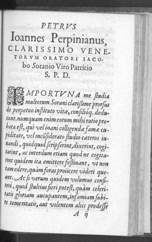 Petri Joannis Perpiniani de humana, divinaque philosophia oratio