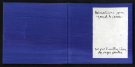 Précautions que prend le poème