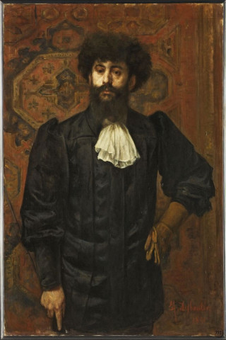 Portrait du Sâr Mérodack Joséphin Péladan [peinture]
