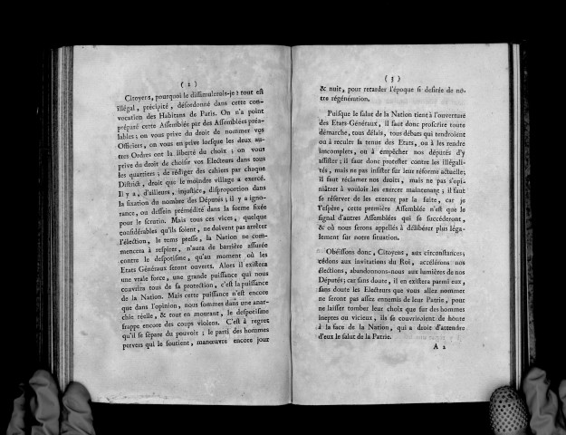 Discours prononcé par M. Brissot de Warville à l'élection du district de la rue des Filles-Saint-Thomas, le 21 avril 1789