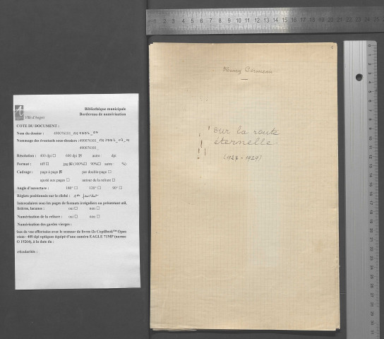 Sur la route éternelle