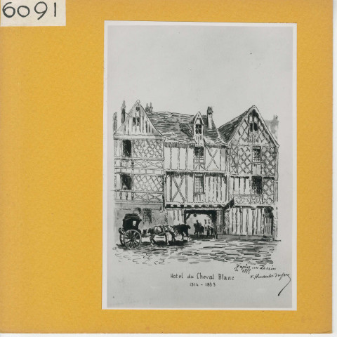 Angers : Hôtel du Cheval Blanc (par V. Huault-Dupuy)