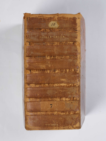 Bible latine, texte dit de l'Université, avec quelques particularités