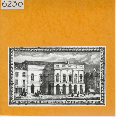 Angers : Plan, détail des gravures