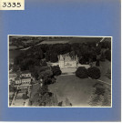 Cheviré-Le-Rouge : Château de La Roche-Hue (vue aérienne)