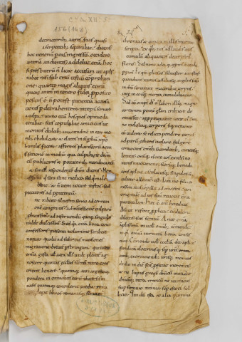 S. Jérôme. Commentaire sur S. Matthieu. « Plures fuerunt ante vos... » Les trois livres, avec table en tête